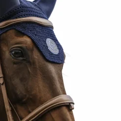 Equithème - Bonnet pour chevaux Compet Je t'aime marine