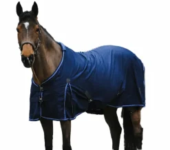 Equithème - Chemise en polycoton Classic marine 0g