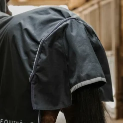 Equithème - Couverture d'extérieur Anatomic Combo 1200D 200g marine