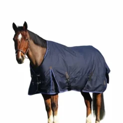 Equithème - Couverture d'extérieur Classic 1200D marine 100g
