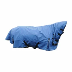 Equithème - Couverture d'extérieur Tyrex Aisance 1200D Combo bleu roi 100g