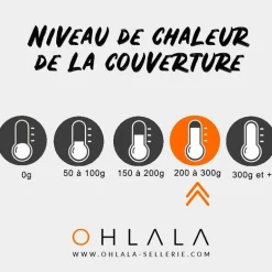 Equithème - Couverture d'extérieur Tyrex "Belly Belt" 600D marine/gris 300g