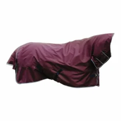 Equithème - Couverture d'extérieur Tyrex 1200D Combo bordeaux 350g