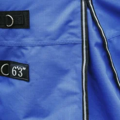 Equithème - Couverture Tyrex Aisance 1200D High neck  bleu roi 50g