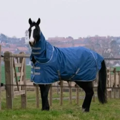 Equithème - Couvre-cou Tyrex 600D recyclé marine 0g