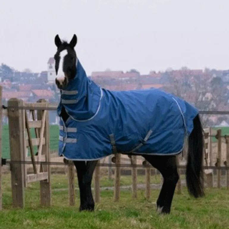 Equithème - Couvre-cou Tyrex 600D recyclé marine 0g