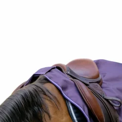 Equithème - Couvre-reins polaire Tyrex 600D prune