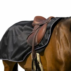 Equithème - Couvre-reins Tyrex 600D polaire noir 0g