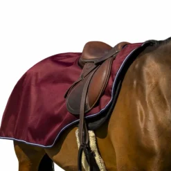 Equithème - Couvre-reins Tyrex 1200D polaire bordeaux 0g