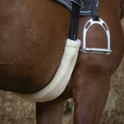 Equithème - Fourreau de sangle Teddy écru