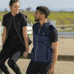 Equithème - Gilet sans manches homme Jules marine