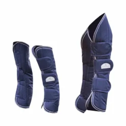 Equithème - Guêtres de transport Tyrex 600 D marine x4