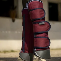 Equithème - Guêtres de transport Tyrex 1200D renforcées bordeaux