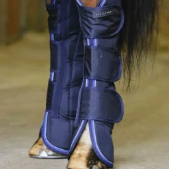 Equithème - Guêtres de transport Tyrex 1680D marine x4