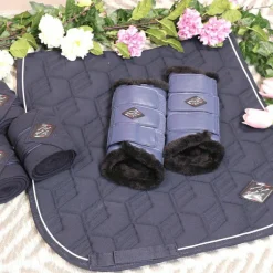 Equithème - Guêtres fermées French Touch marine x2