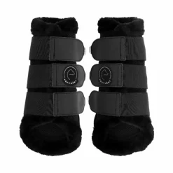 Equithème - Guêtres fermées Snuggy Je t'aime noir