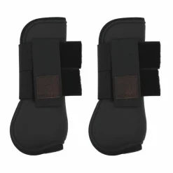 Equithème - Guêtres protège-tendons noir x2