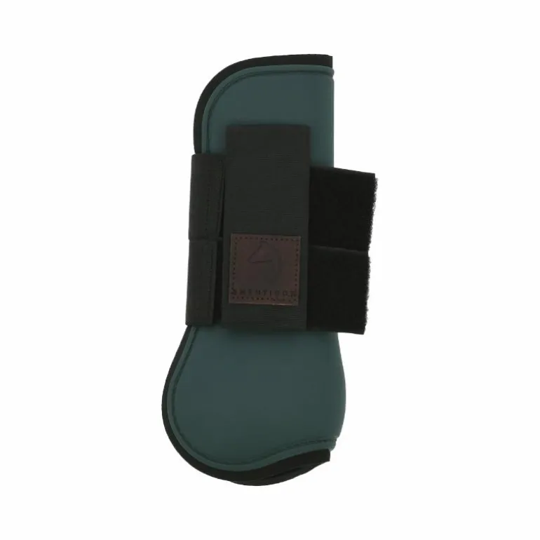 Equithème - Guêtres protège-tendons vert x2