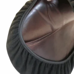 Equithème - Housse de selle fibres polaires Noir