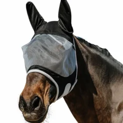 Equithème - Masque anti-mouches et UV Soft argent