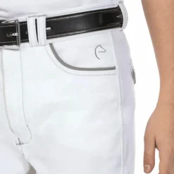 Equithème - Pantalon d'équitation homme Verona blanc