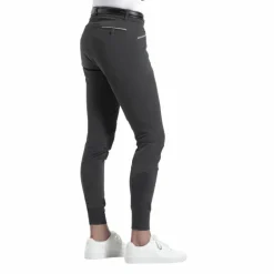 Equithème - Pantalon d'équitation homme Georg gris anthracite