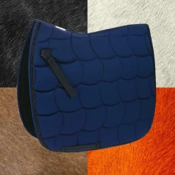 Equithème - Tapis de dressage satin marine