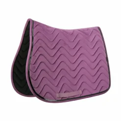 Equithème - Tapis de selle Glossy violet
