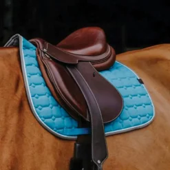 Equithème - Tapis de selle Orion turquoise