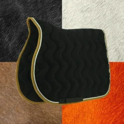 Equithème - Tapis de selle "polyfun" poney noir