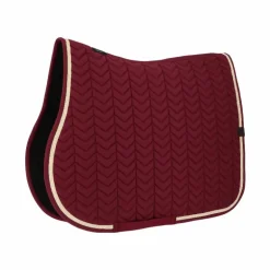 Equithème - Tapis de selle Softypop bordeaux