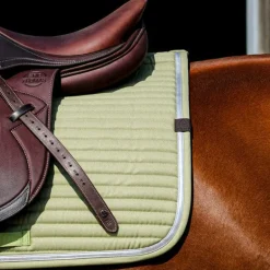 Equithème - Tapis de selle Spring vert clair