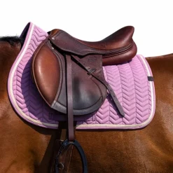 Equithème - Tapis de selle Softypop lavande