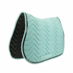 Equithème - Tapis de selle Glossy vert clair