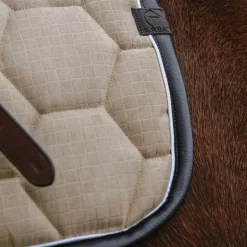 Equithème - Tapis de selle Quadri beige