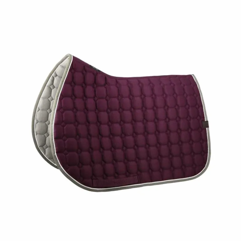 Equithème - Tapis de selle Orion prune