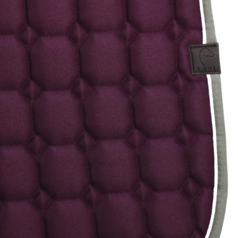 Equithème - Tapis de selle Orion prune