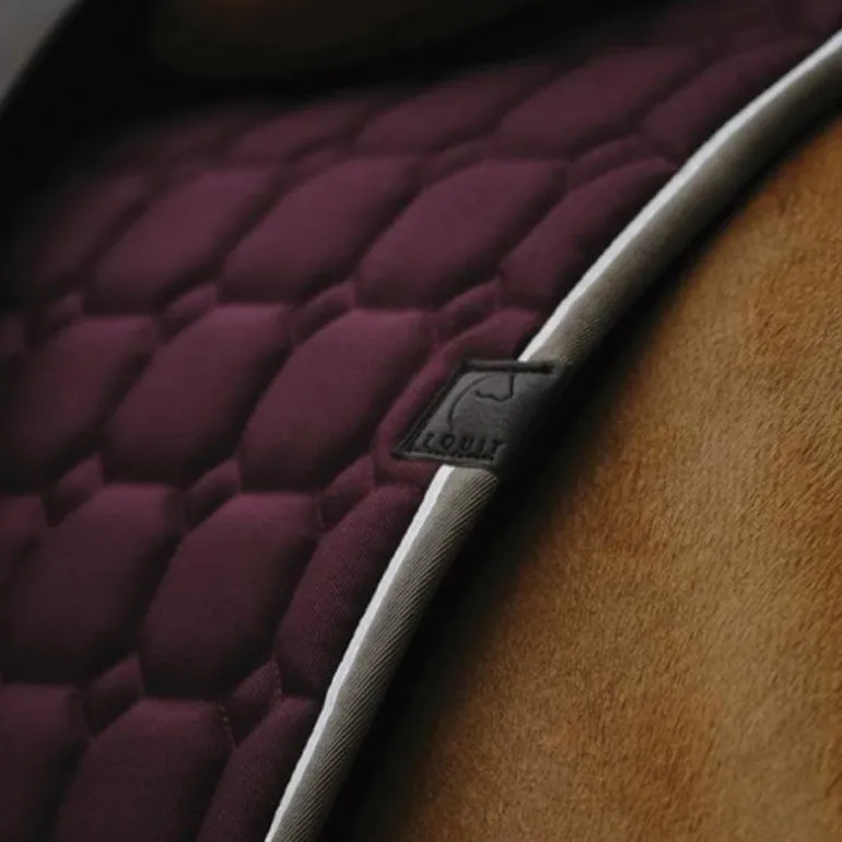 Equithème - Tapis de selle Orion prune