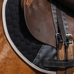 Equithème - Tapis de selle Dinard noir