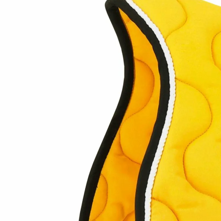 Equithème - Tapis de selle Polyfun jaune
