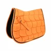 Equithème - Tapis de selle Satin orange