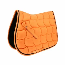 Equithème - Tapis de selle Satin orange