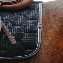 Equithème - Tapis de selle Quadri noir
