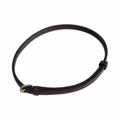 Eric Thomas - Lanière pour muserolle combinée havane 12 mm