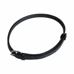 Eric Thomas - Lanière pour muserolle combinée noir 12 mm