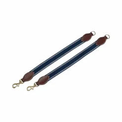 Eric Thomas - Élastiques pour collier de chasse cuir marron