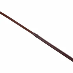 Eric Thomas - Rênes caoutchouc "PRO" 13mm havane