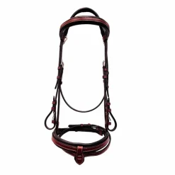 Flags & Cup - Bridon muserolle combinée Praha marron