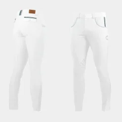 Flags & Cup - Pantalon d’équitation homme Gimo blanc