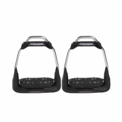 Freejump - Étriers Air's noir plancher plat / oeil droit / silver Glitter édition